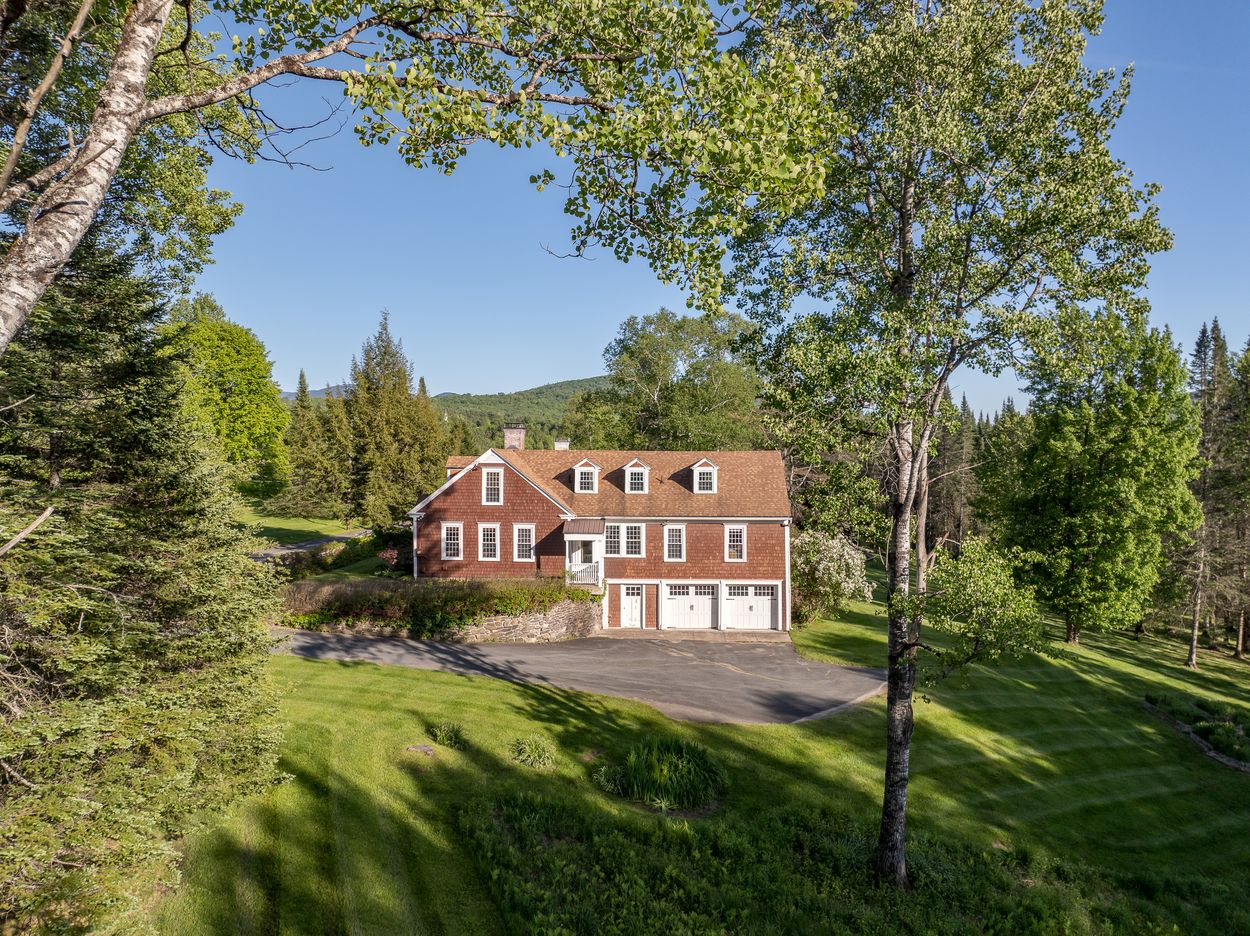 Aerial: Country estate