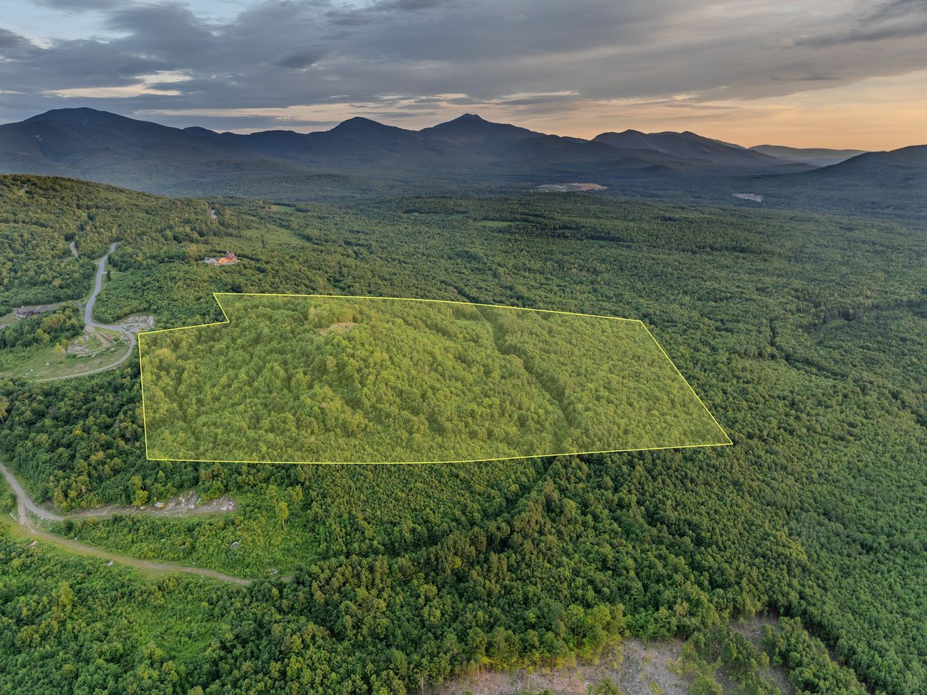 Aerial: Property lines