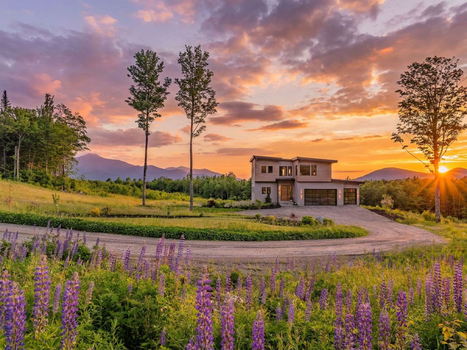 Exterior: Golden hour